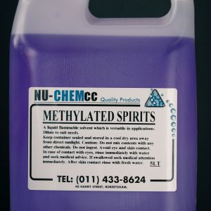 Methylated Spirits Coloured: Acidic Cleaners for Degreasing & Descaling