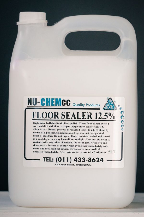 Polymer Floor Polish 12.5% : floor care and cleaning products