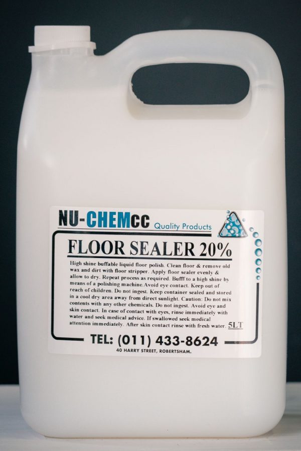 Polymer Floor Polish 20%: floor care and cleaning products