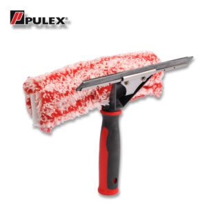 Window squeegee and washer