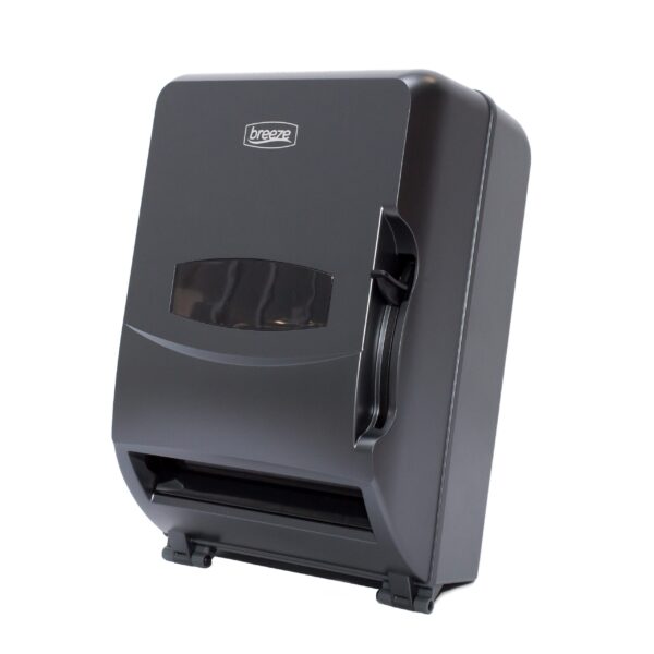 Lever paper dispenser