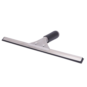 Plastic garage squeegee black